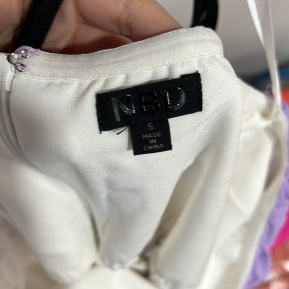 New revolve nbd strapless belt mini dress purple - Picture 5 of 5